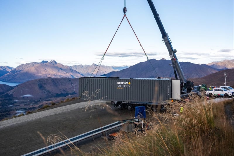 Winter is guaranteed to arrive early every year here at The Peak with the arrival of our new Snow Factory!